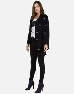 Isla Bead Eyes 10 Isla Bead Eyes -Sweater Store 1058 BGR 12654 BLK color bead eyes cardigan wrap lauren moshi 02