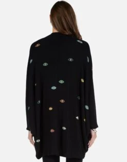 Isla Bead Eyes 13 Isla Bead Eyes -Sweater Store 1058 BGR 12654 BLK color bead eyes cardigan wrap lauren moshi 03