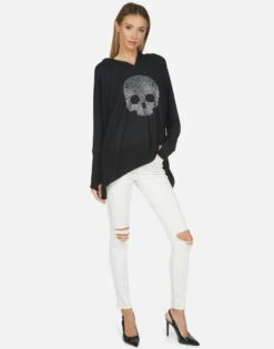 Wilma Nailhead Skull 12 Wilma Nailhead Skull -Sweater Store 1092 HAC 13683 BLK 01