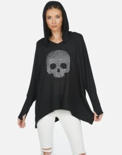 Wilma Nailhead Skull 10 Wilma Nailhead Skull -Sweater Store 1092 HAC 13683 BLK 05