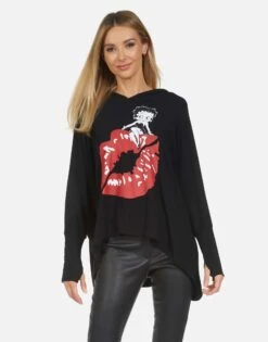Wilma Betty Boop -Sweater Store 1092 HAC 14002 BLK 02