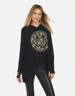 Wilma Lucky Happy Face 12 Wilma Lucky Happy Face -Sweater Store 1092 HAC 14020 BLK 05