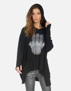 Wilma Hamsa Elements 21 Wilma Hamsa Elements -Sweater Store 1092 HAC 14175 BLK 06