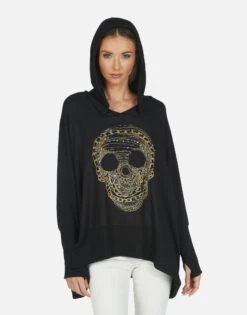 Wilma X Beaded Chain Skull