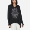 Wilma X Butterfly Hamsa 1 Wilma X Butterfly Hamsa -Sweater Store 1092 HAC X14468 BLK 03