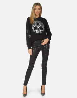 Corbin Star Skull 20 Corbin Star Skull -Sweater Store 1201 MSF 14332 BLK 07