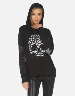Corbin Star Skull 18 Corbin Star Skull -Sweater Store 1201 MSF 14332 BLK 12