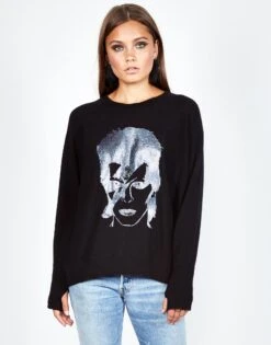 Ladona Glitter Bowie 9 Ladona Glitter Bowie -Sweater Store 1209 CSM 12214 BLK 03