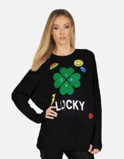 Ladona X Lucky Clover 8 Ladona X Lucky Clover -Sweater Store 1209 CSM X13558 BLK 03