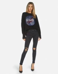 Ladona X Crystal Bowie Space -Sweater Store 1209 CSM X14611 BLK 03