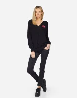 Macall Plaid Lip 7 Macall Plaid Lip -Sweater Store 1210 CSM 1P200 BLK 03