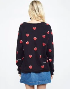 Noleta Mini Heartface 12 Noleta Mini Heartface -Sweater Store 1217 CSA 12089 BLK back