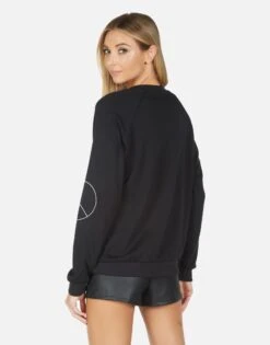 Noleta Lipstick Peace -Sweater Store 1217 MSF 13928 BLK 08