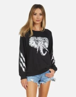 Noleta Electric Elephant 18 Noleta Electric Elephant -Sweater Store 1217 MSF 14051 BLK 01