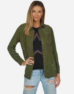 Sloane Neon Stud Star 12 Sloane Neon Stud Star -Sweater Store 1221 LTW 23603 MLTY 02