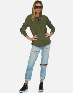 Sloane Neon Stud Star 10 Sloane Neon Stud Star -Sweater Store 1221 LTW 23603 MLTY 05