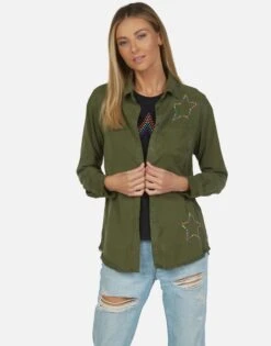 Sloane Neon Stud Star