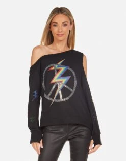 Trinidy Crystal Lightning Peace 10 Trinidy Crystal Lightning Peace -Sweater Store 1273 HAC 14409 BLK 06