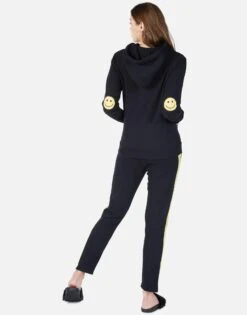 Lennox Happy Smiley 11 Lennox Happy Smiley -Sweater Store 1287 CSA 1E56P95 BLK happy smiley hoodie lauren moshi 04