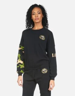Sierra Camo Lip 12 Sierra Camo Lip -Sweater Store 1298 CSA 34045 BKCMO 03