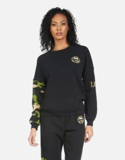 Sierra Camo Lip 14 Sierra Camo Lip -Sweater Store 1298 CSA 34045 BKCMO 05
