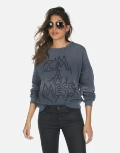 Sierra I'm A Mess -Sweater Store 1298 CSAG 14220 FDGPHT 06