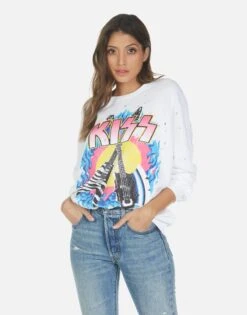 Darby KISS Animalize 11 Darby KISS Animalize -Sweater Store 1298 FTH 14202 WHT 04 1