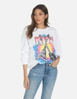 Darby KISS Animalize 12 Darby KISS Animalize -Sweater Store 1298 FTH 14202 WHT 06 1