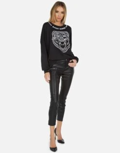 Sierra Crystal Tiger -Sweater Store 1298 MSF 13810 BLK 04