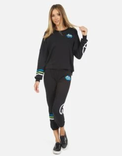 Lee World Peace Lips -Sweater Store 1341 MSF 34025 BLK 04