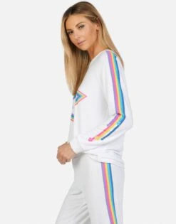 Everly Multi Outline Star 15 Everly Multi Outline Star -Sweater Store 1381 HAC 13611 WHT 07 1