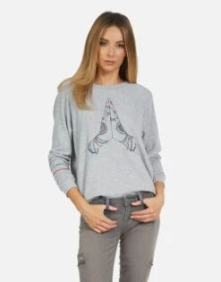 Everly Prayer Hands -Sweater Store 1381 HAC 14077 HEG 04