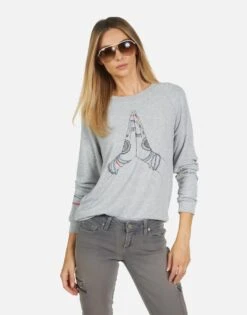 Everly Prayer Hands -Sweater Store 1381 HAC 14077 HEG 07