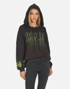 Lila AC/DC Neon Stud -Sweater Store 1410 CSA 14086 ONX 07