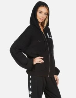 Aisha LA Star Shark -Sweater Store 1417 FBO 23877 BLK 04A