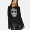 Bristol Stripe Skull -Sweater Store 1426 PKH 13899 BLK 02 1