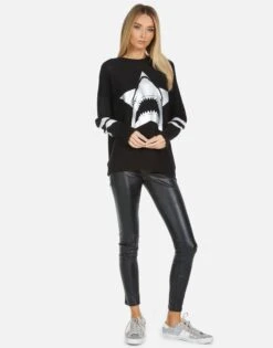 Halsey Star Shark 8 Halsey Star Shark -Sweater Store 1427 CSM 13875F BLKCRME 02