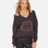 Patricia Rainbow Lip Outline -Sweater Store 1437 FTL 1E126 ONYX 02