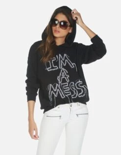 Harmony I'm A Mess -Sweater Store 1444 CSA 1E120 BLK 04