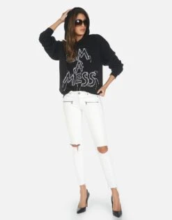 Harmony I'm A Mess -Sweater Store 1444 CSA 1E120 BLK 09