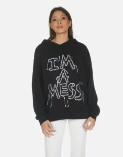 Harmony I'm A Mess -Sweater Store 1444 CSA 1E120 BLK 10