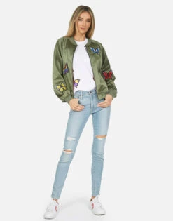 Levelle Butterfly Patches -Sweater Store 1455 MSA 3P152 MLHPK 02