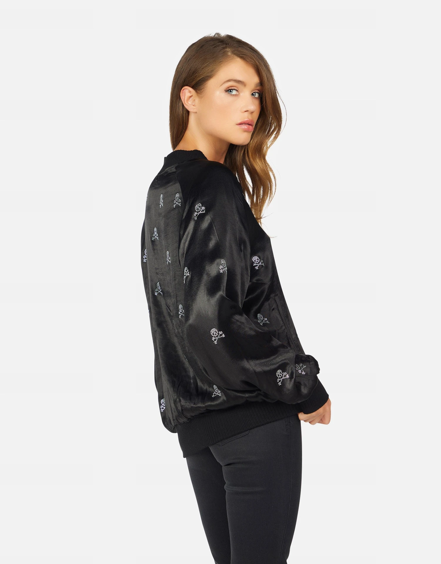 Ayla Mini Crystal Cross Bone Skulls 3 Ayla Mini Crystal Cross Bone Skulls