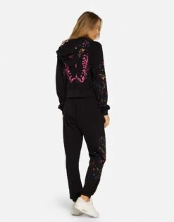 Lachelle Splatter Elements -Sweater Store 1544 FTL 35017 BLK 03