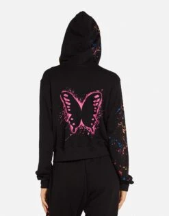 Lachelle Splatter Elements -Sweater Store 1544 FTL 35017 BLK 08 1