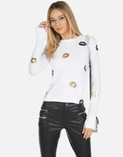 Mckinley Mini Kisses -Sweater Store 2158 THR 13788 WHT 02