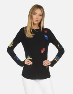 McKinley Lucky Elements -Sweater Store 2158 THR 14015 BLK 04