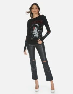 McKinley Bowie 1973 Tour -Sweater Store 2158 THR 14192 BLK 03