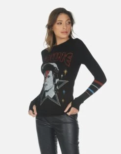 McKinley Bowie 1973 Tour -Sweater Store 2158 THR 14192 BLK 06