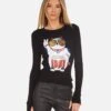 McKinley Lucky Cat -Sweater Store 2158 THR 14421 BLK 02
